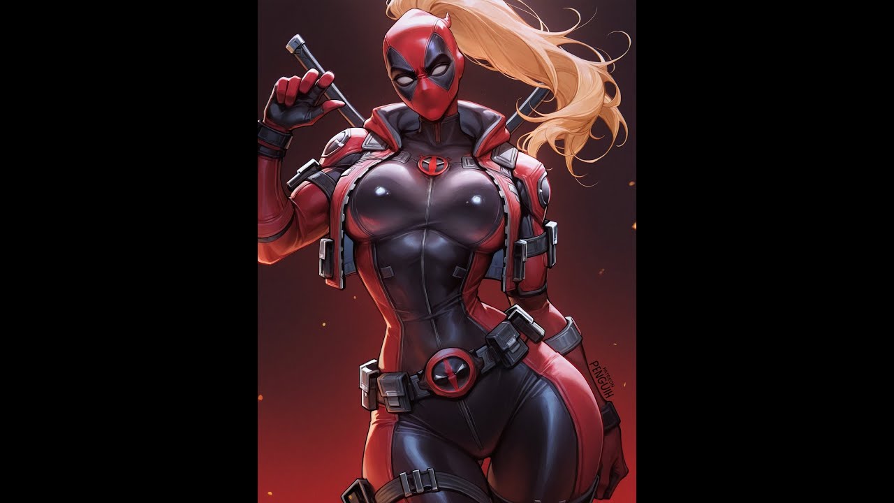 Let's Paint! Lady Deadpool cozy snow stream!