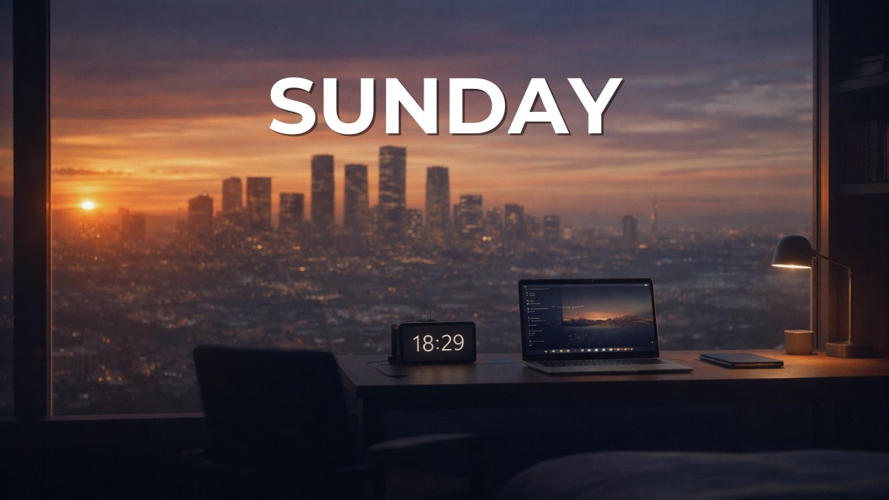 Sunday Night Reset (Calm Focus) — While the city sleeps