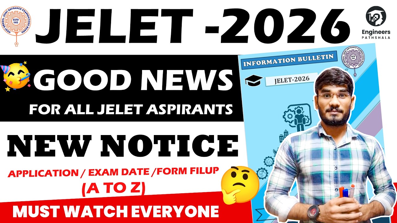 Finally Schedule Of #jelet-2026 JELET Exam Date Declare😱JELET 2025 Online Application?🤔All Details🔥