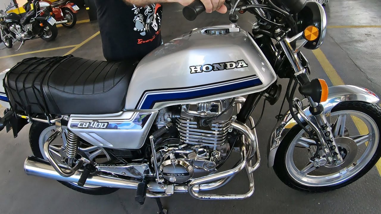 CB400 1982 TODA CROMADA VENDIDA PARA MINEIRINHO QUE NÃO TEM MEDO DE NADA...