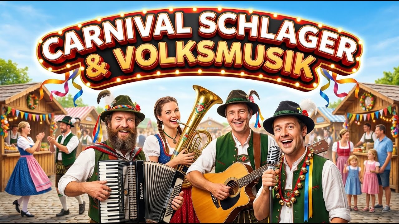 🎭🎶 Carnival Schlager & Volksmusik — Bavarian Folk Celebration 🎉