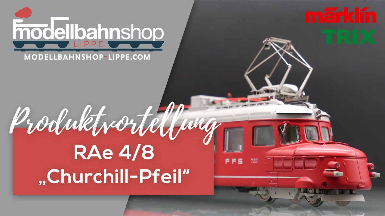 Märklin | Trix | Spur H0 | Triebwagen RAe 4/8 Churchill-Pfeil | SBB | Epoche VI