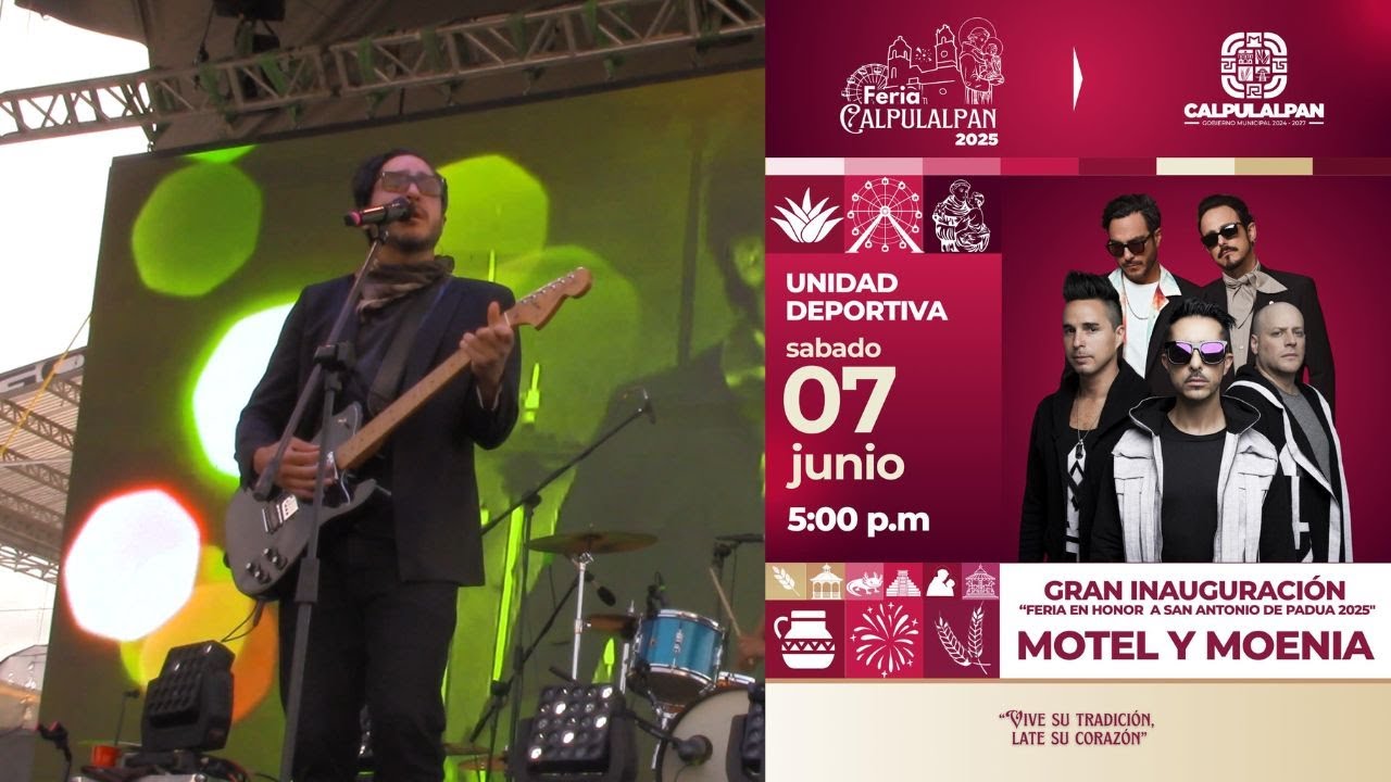 🎸 Motel en Vivo - Feria de Calpulalpan 2025 | Esferas, Entre Caminos, Todo Para Ti 🎤🇲🇽 FURTIVOS.