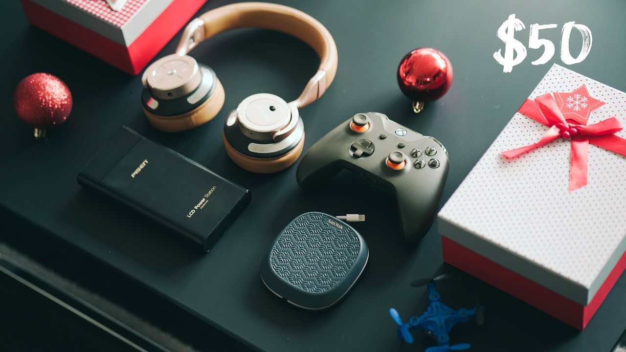 BEST TECH UNDER $50 - December 2017 Holiday Gift Guide + GIVEAWAY