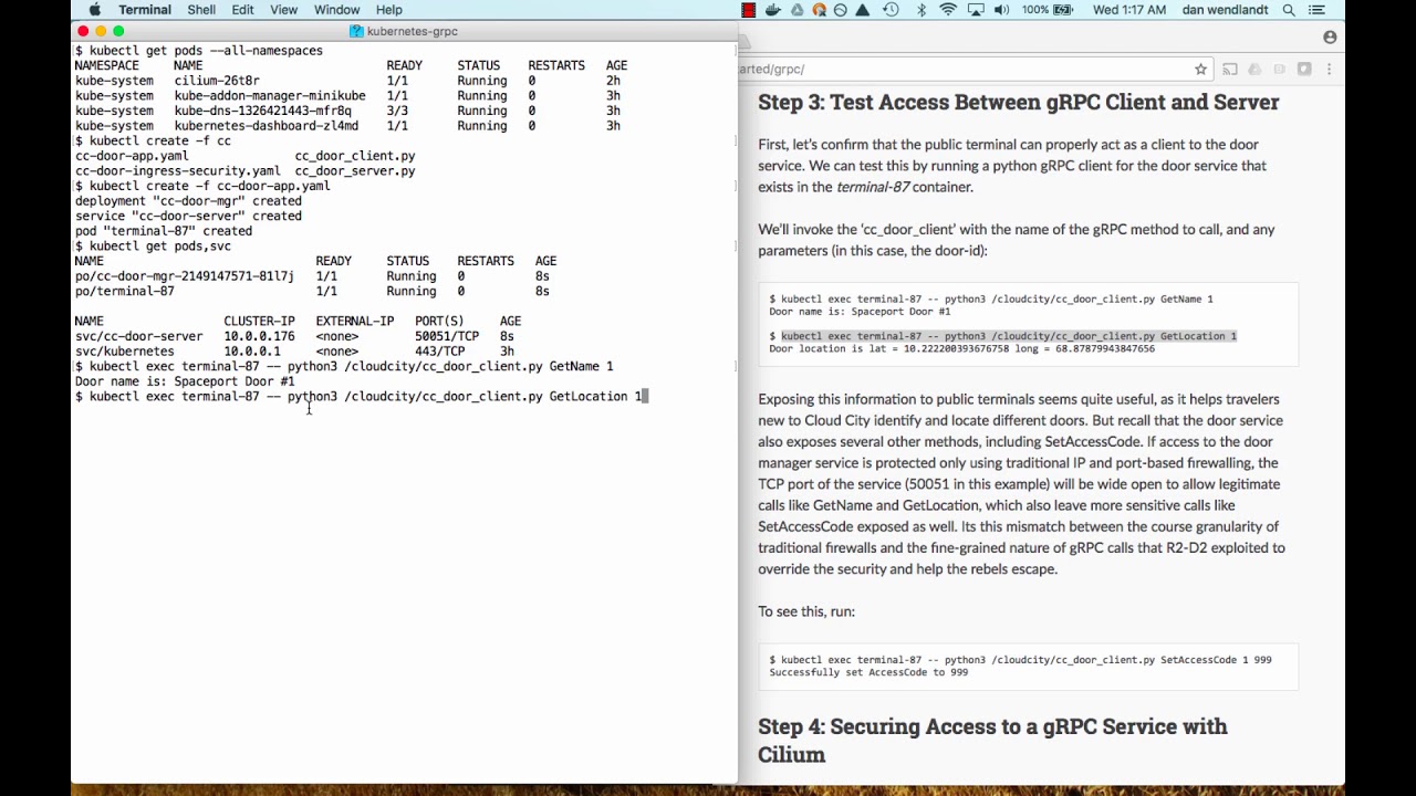 Cilium + gRPC Intro - Microservices-aware Network Security