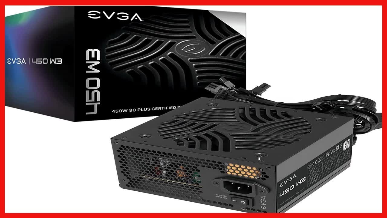 Reliable 450W Power Supply: Quiet, Efficient, and Built to Protect Your PC