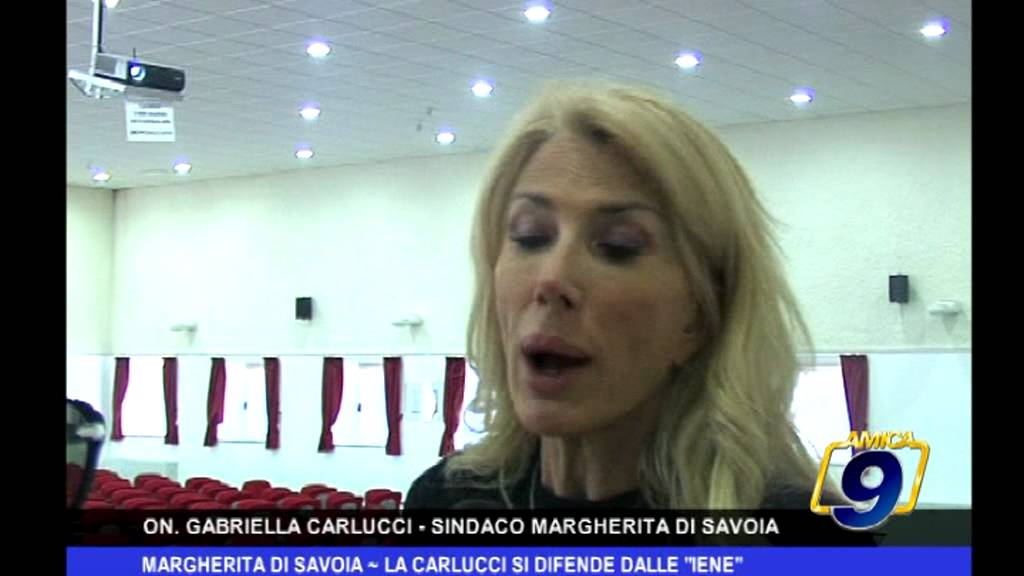 Margherita di Savoia | La Carlucci si difende dalle 