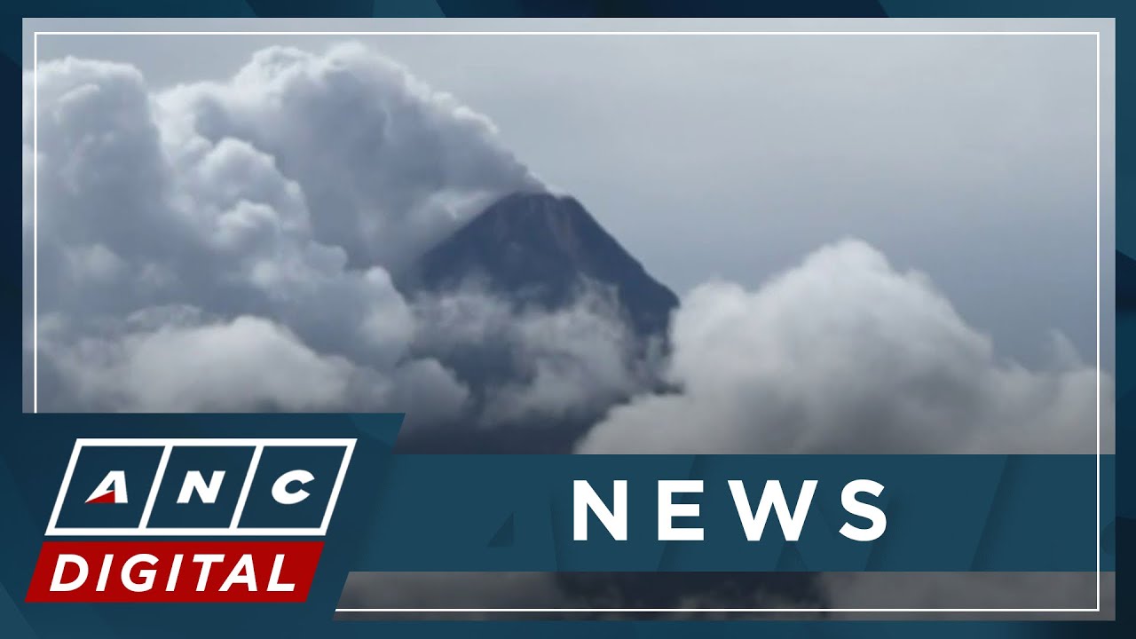 Philvolcs records peak of rockfall events in Mayon Volcano, Tuesday | ANC