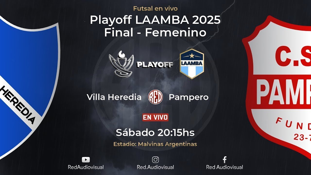 🔴 Villa Heredia vs Pampero - Final - Playoff LAAMBA 2025 - Femenino