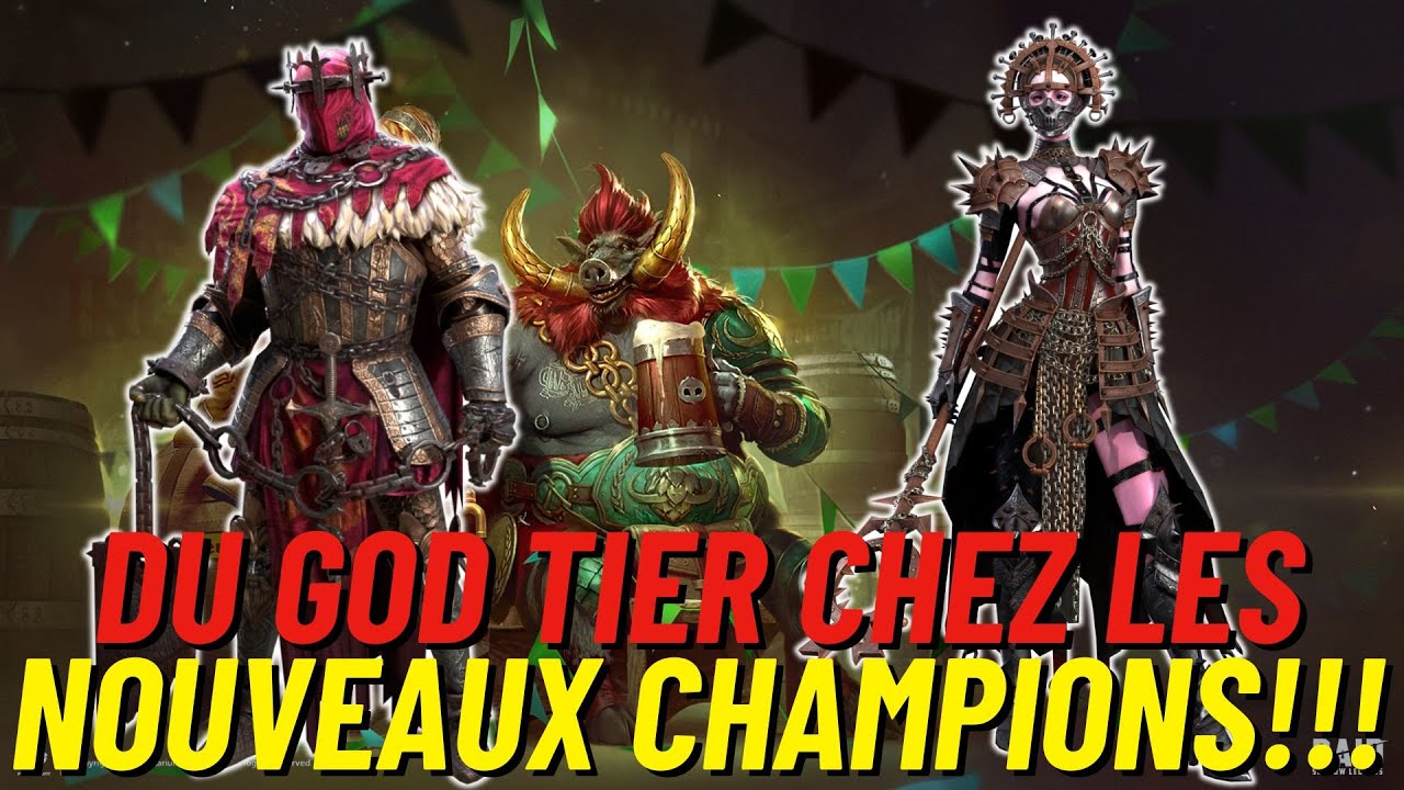 DES NOUVEAUX CHAMPIONS VRAIMENT INTERRESSANT!!! [RAID SHADOW LEGENDS]