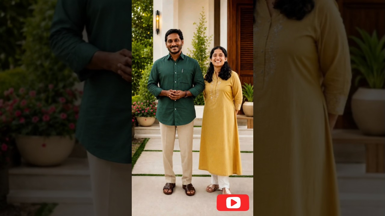 YS Jagan Mohan Reddy with bharathi vadina