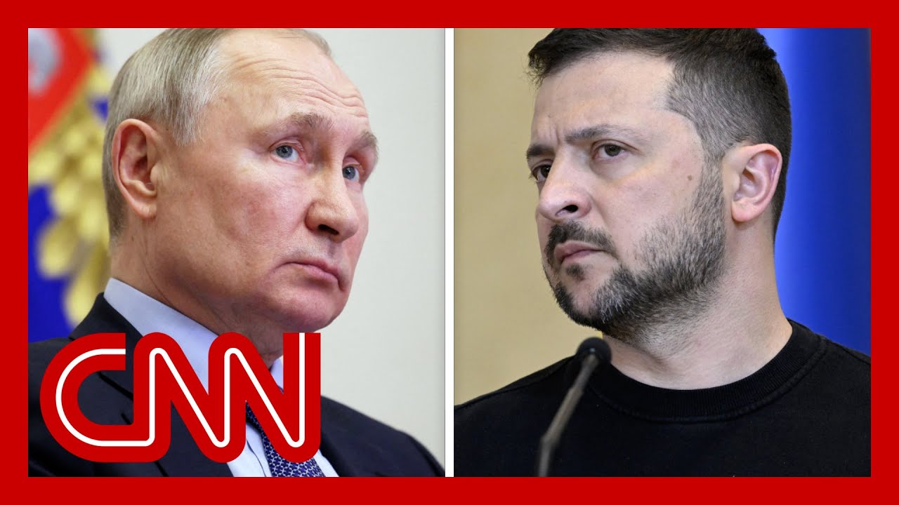 Hear Zelensky’s response to Russia’s claim that Ukraine targeted Putin