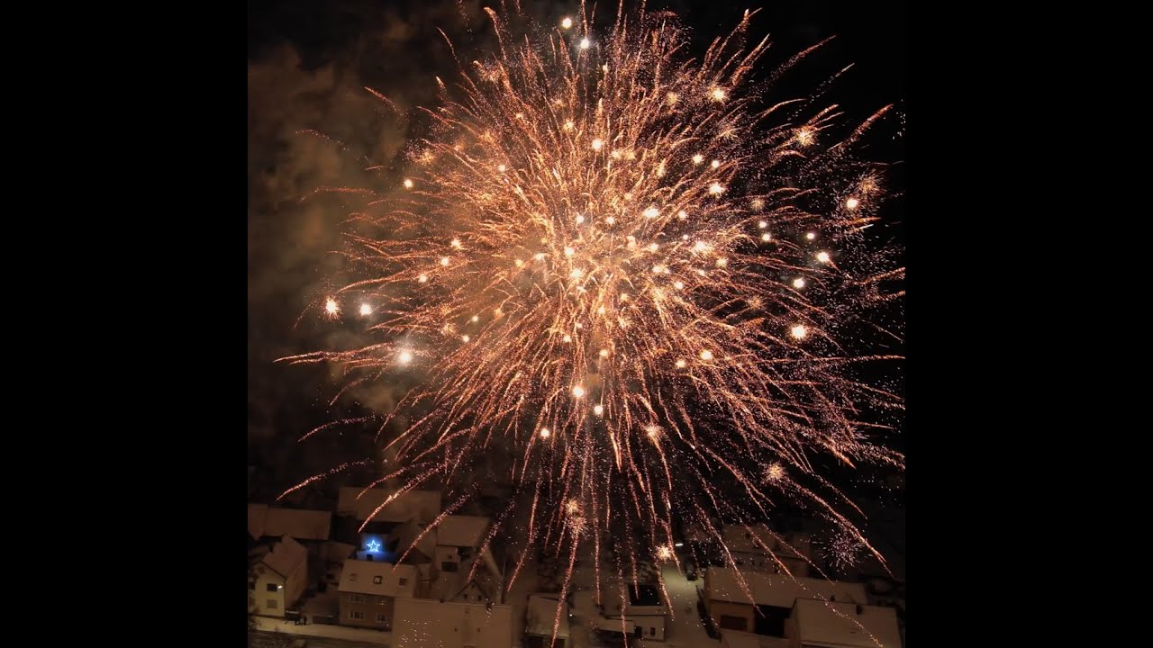 Firework - Happy New Year 2026 - Autel Evo Lite+ - drone night flight -  No DJI :)
