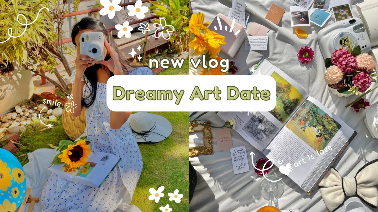 Dreamy Art Date Idea💕~ Painting with my best friend👯&zwj;♀️