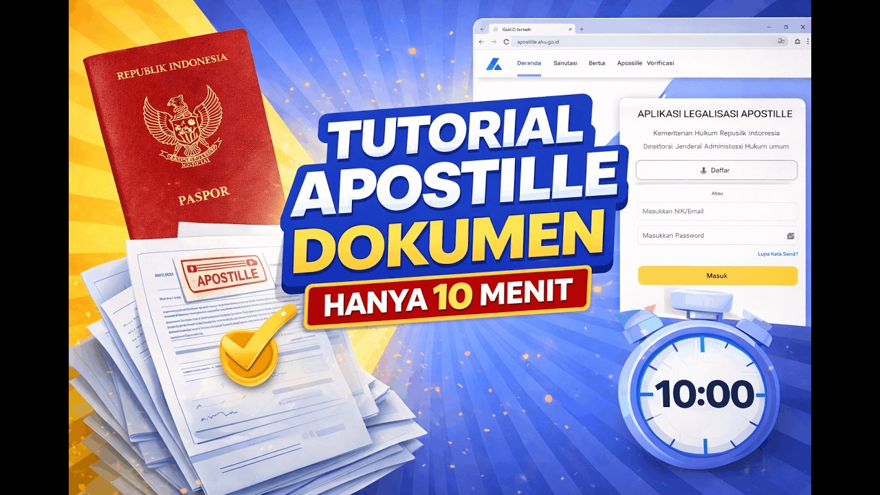 Bisa Apostille Mandiri Kok! Ini Cara Mudahnya (Cuma 10 Menit!)