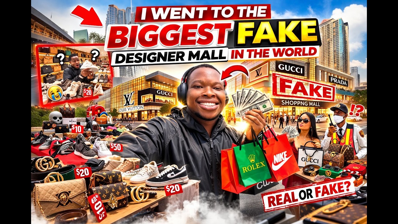 I WENT TO THE BIGGEST FAKE DESIGNER MALL IN THE WORLD