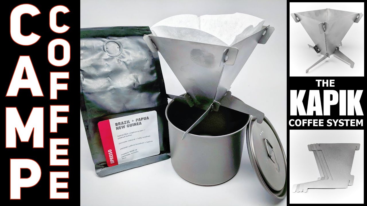 How to MAKE COFFEE while BACKPACKING, HIKING, or CAMPING - The Kapik by Suluk 46