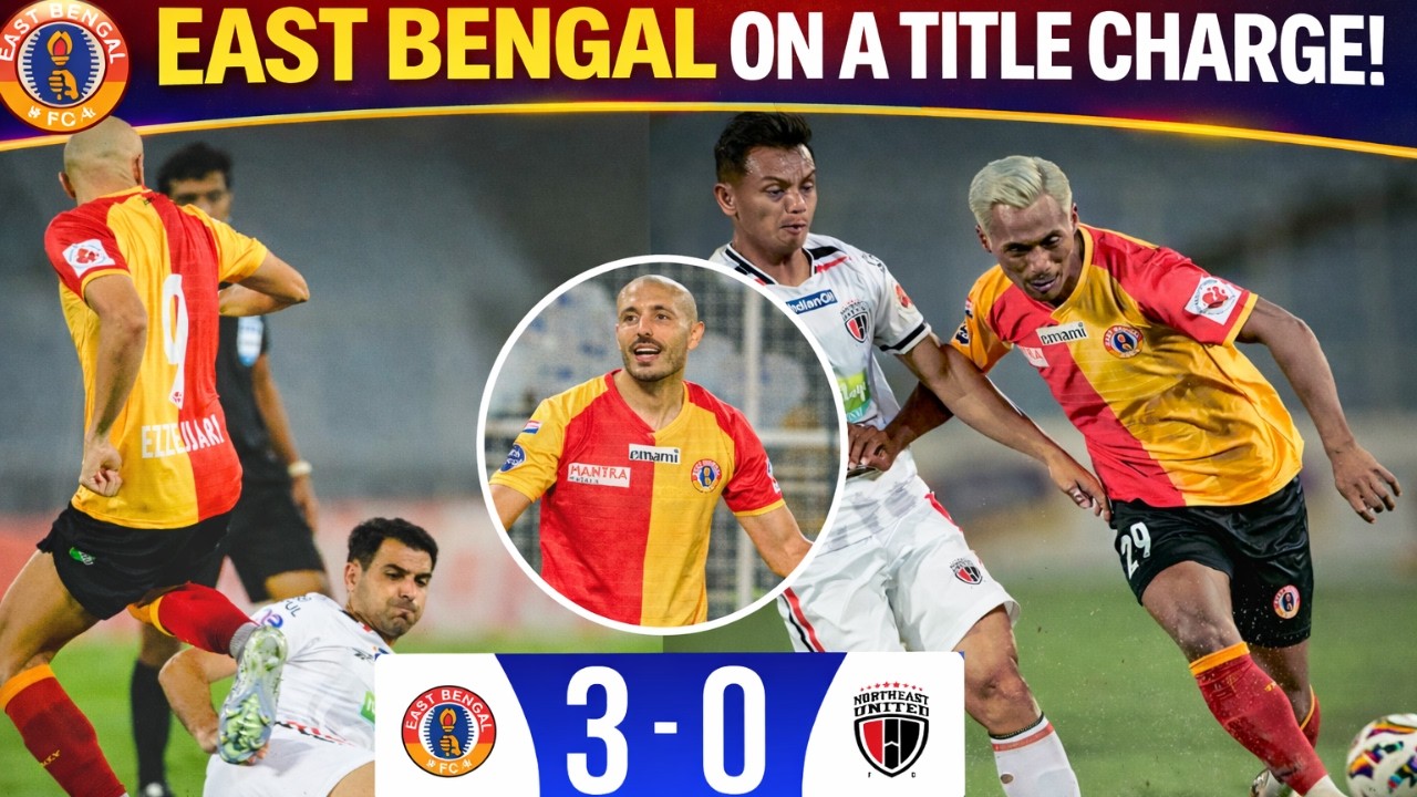 Northeast United vs East Bengal Live ft @ftgolazo | Indian Super League 25-26