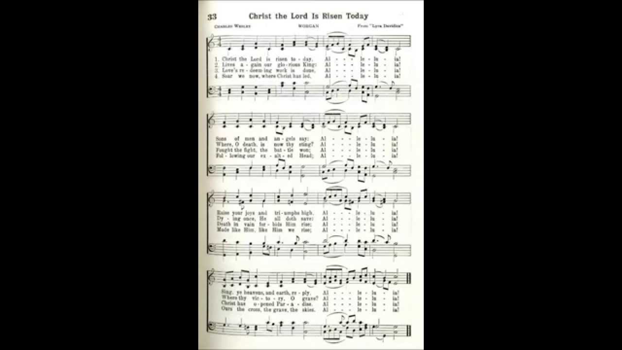 Christ the Lord is Risen Today (Easter Hymn)