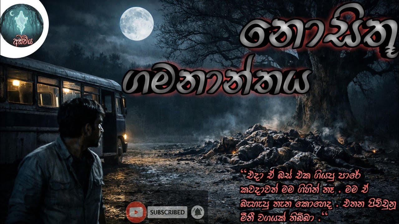 නොසිතූ ගමනාන්තය… 🌑 බස් එක නතර වුනේ මරණය ළඟද? 😳💀