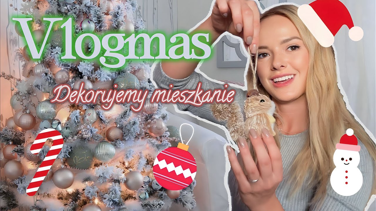 VLOGMAS 2023 #1 || DEKORUJEMY MIESZKANIE NA ŚWIĘTA ! || OZDOBY ŚWIĄTECZNE || DEKORACJE I STROIKI