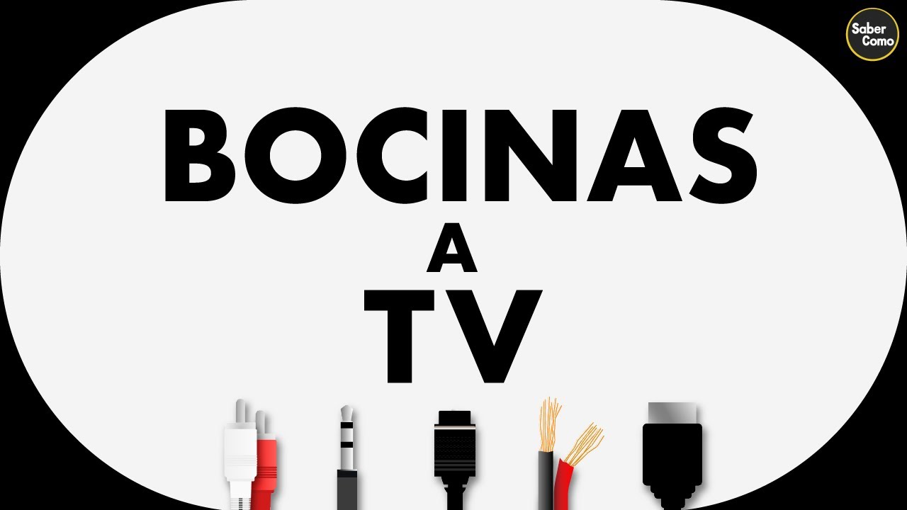 Como Conectar Bocinas a Tv (Todos los Cables)