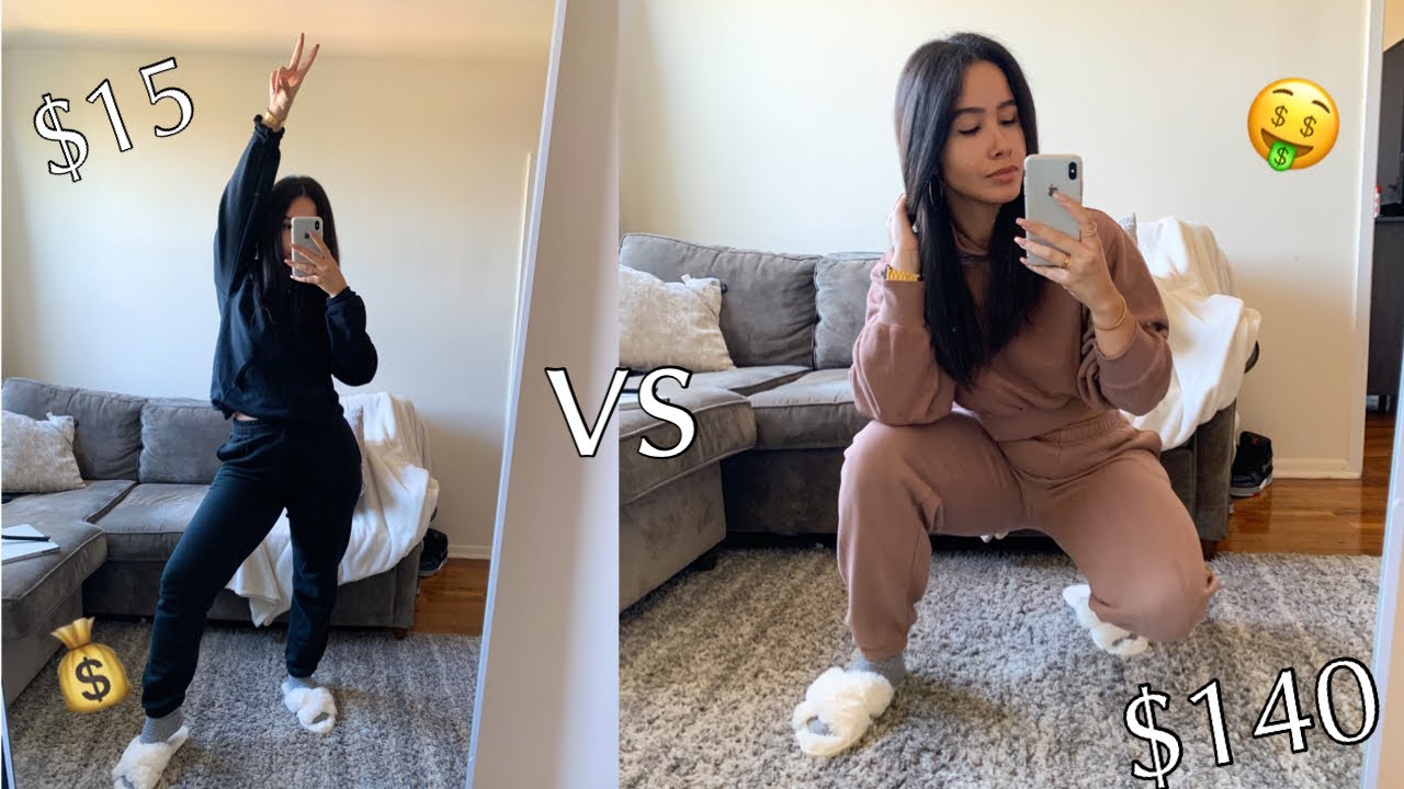 $15 vs $140? WALMART VS ARITZIA SWEATPANTS AND HOODIES | WHICH ONES ARE WORTH THE $$