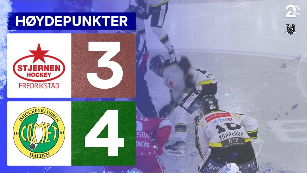 Stjernen 3 - 4 Comet Halden - Høydepunkter
