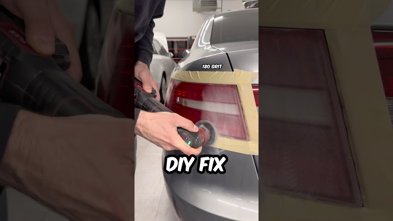 Quick fix for hazy tail lights