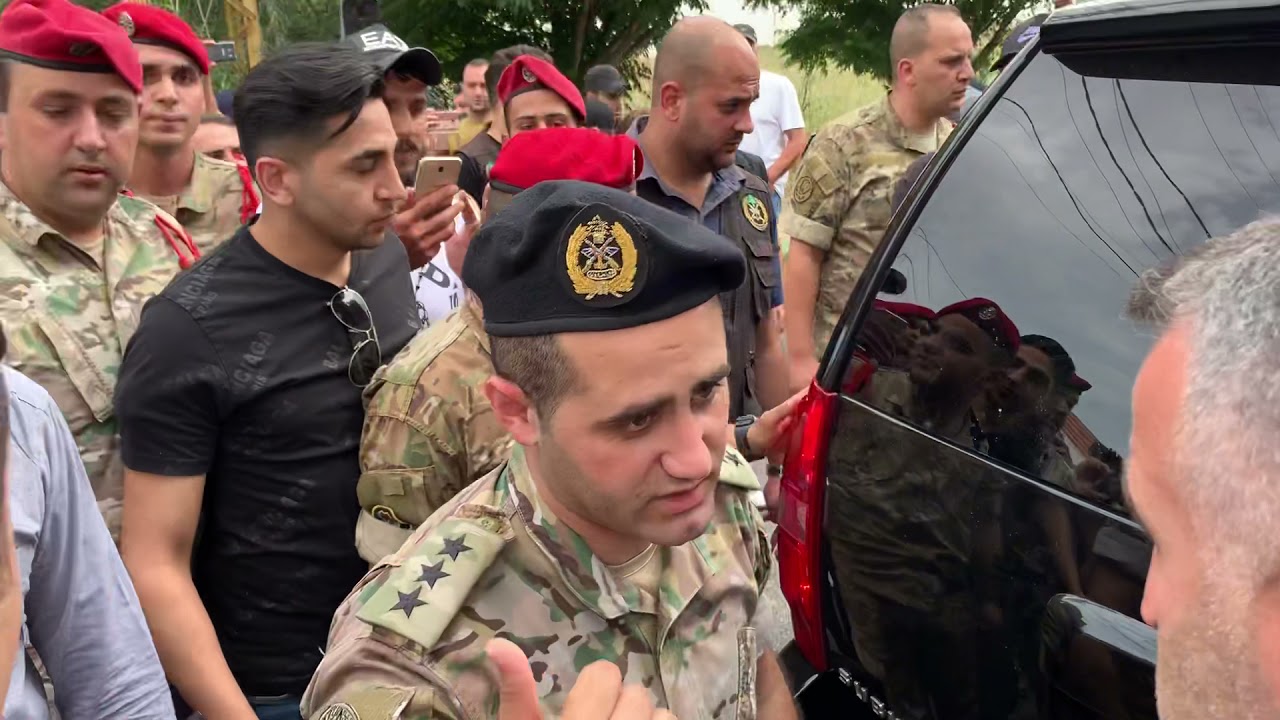 برج قلاوية في استقبال جثمان الشهيد الملازم اول في الجيش اللبناني حسن علي فرحات رحمه الله