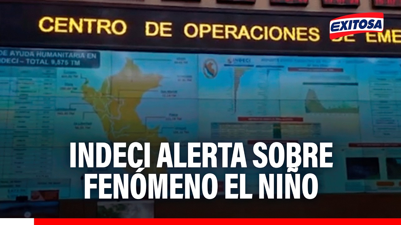 🔴🔵 Fenómeno El Niño podría desarrollarse de forma débil, señala jefe del INDECI