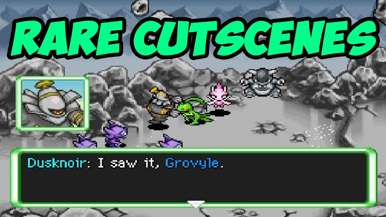 Rare Cutscenes - Pokemon: Explorers of Sky