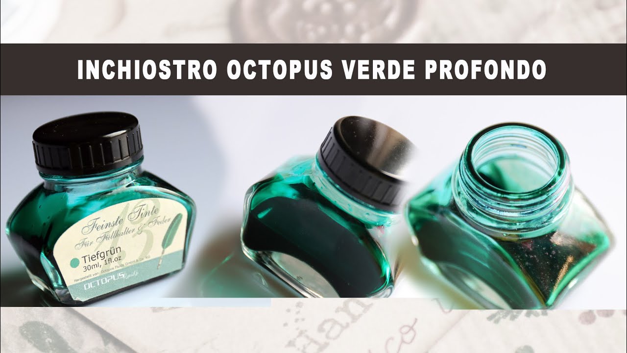 inchiostro Octopus Tiefgrün verde profondo