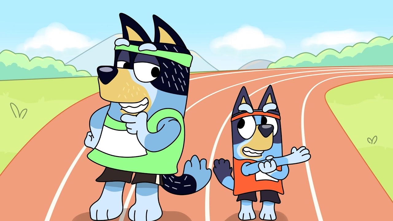 BLUEY Y BANDIT HACEN DEPORTE EN LA PLASTILINA TROLL 😂