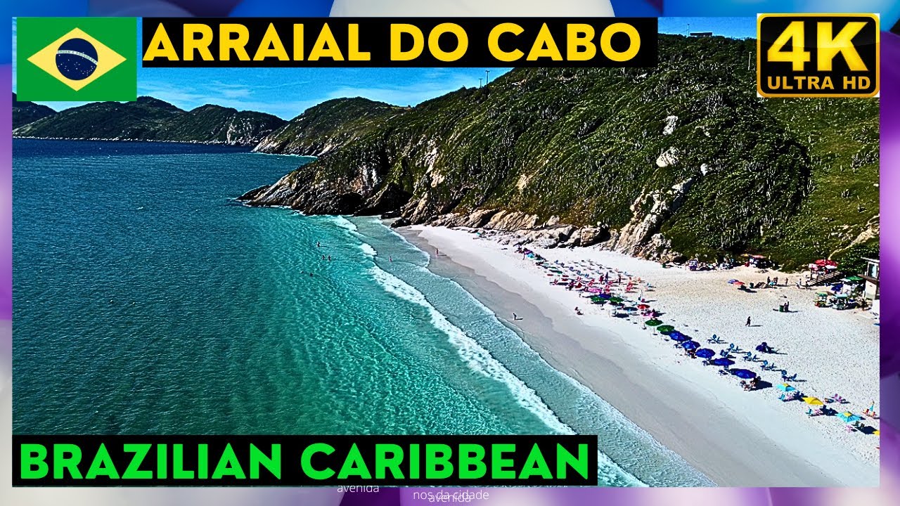 Pontal do Atalaia | #brazil Discover the Paradise of Arraial do Cabo in Stunning Aerial Footage [4K]
