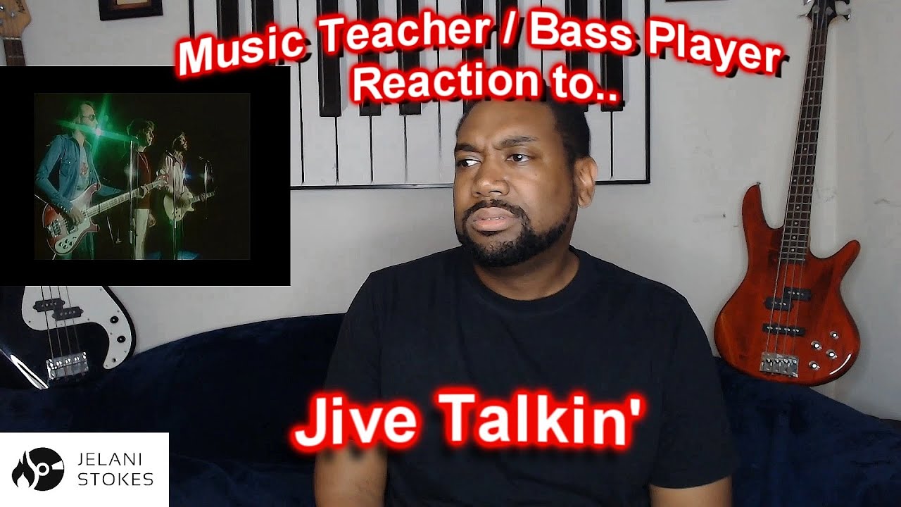 Bee Gees Jive Talking Reaction Video- Music Teacher/ Bass Player Reacts