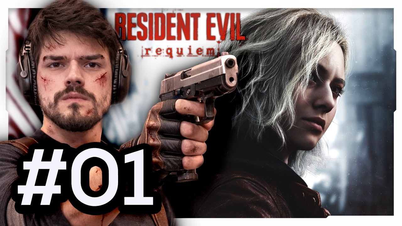 🔴 RESIDENT EVIL REQUIEM - #01 (CAMPANHA AO VIVO em PT-BR)
