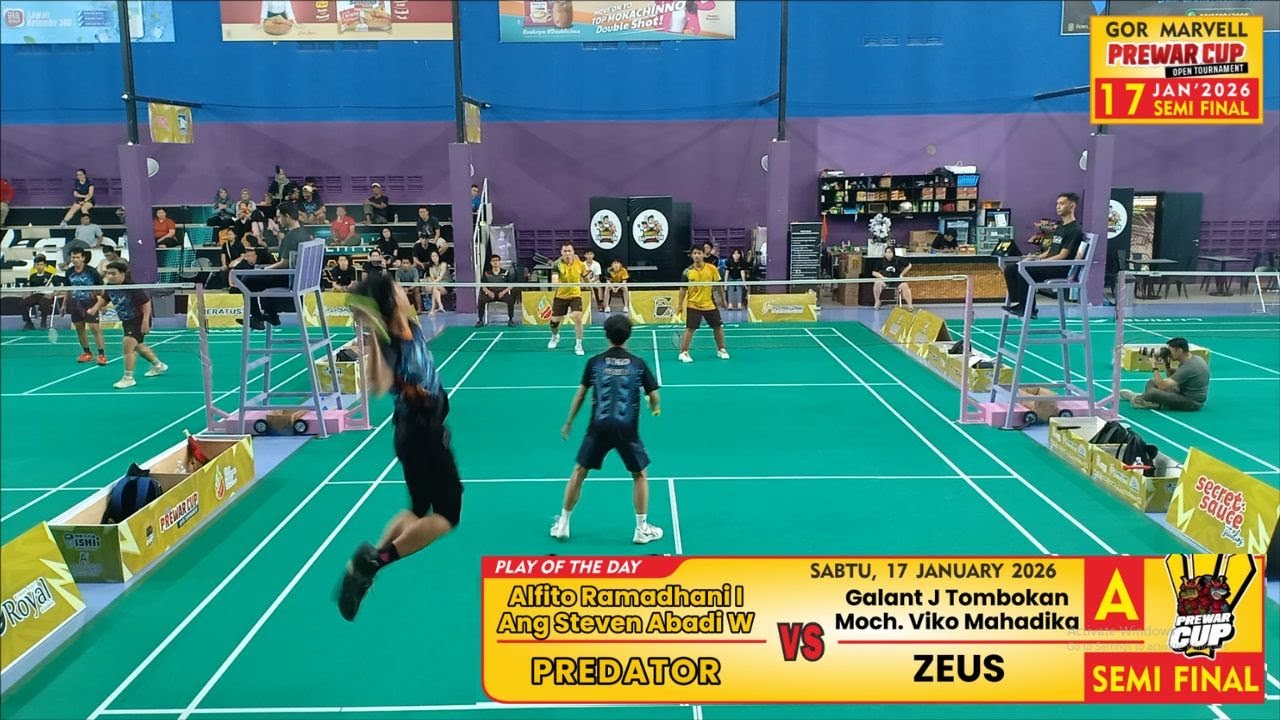PREWAR CUP 2026 CLASS A SEMIFINAL | ALFITO INDRIANTO + STEVEN (PREDATOR) VS GALANT + VIKO (ZEUS)