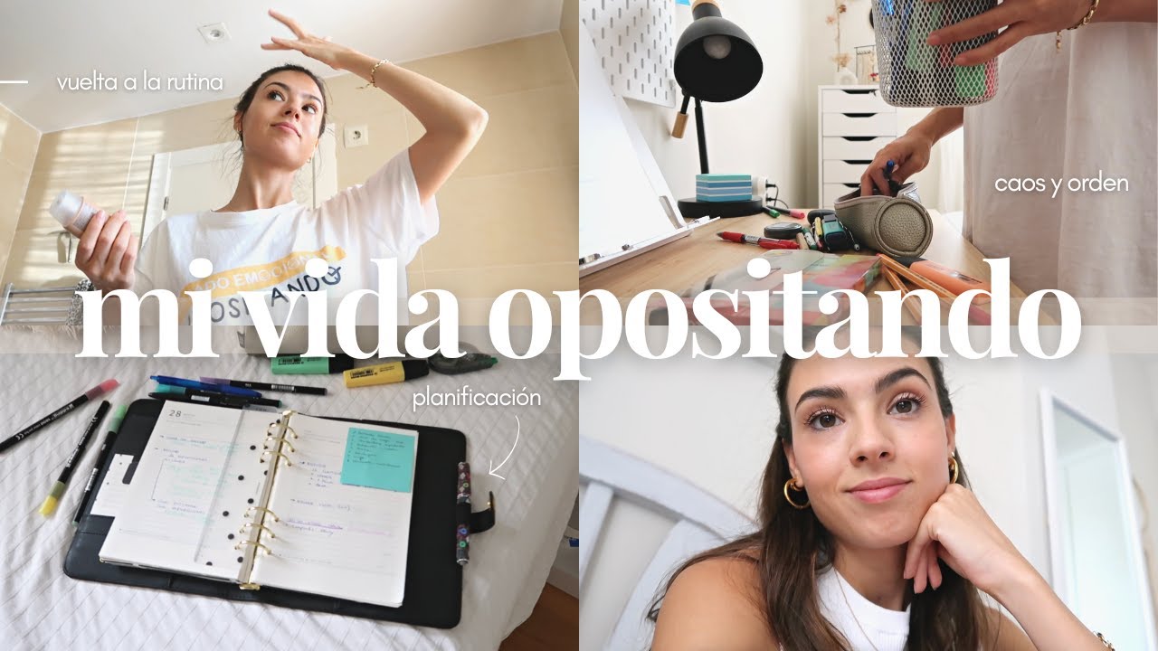MI VIDA OPOSITANDO | Vuelta a la rutina de estudio después de vacaciones: mi realidad y consejos