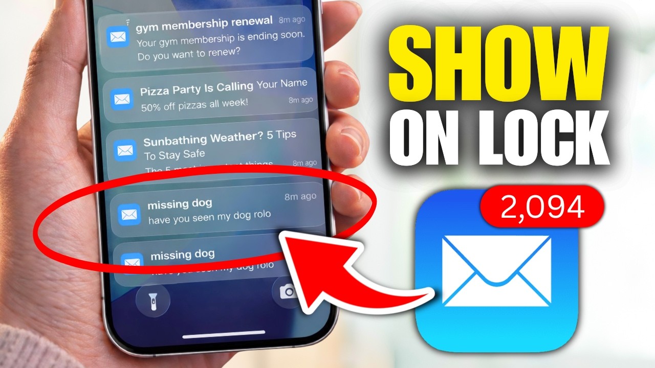How To Fix Email Notifications Not Showing On Lock Screen