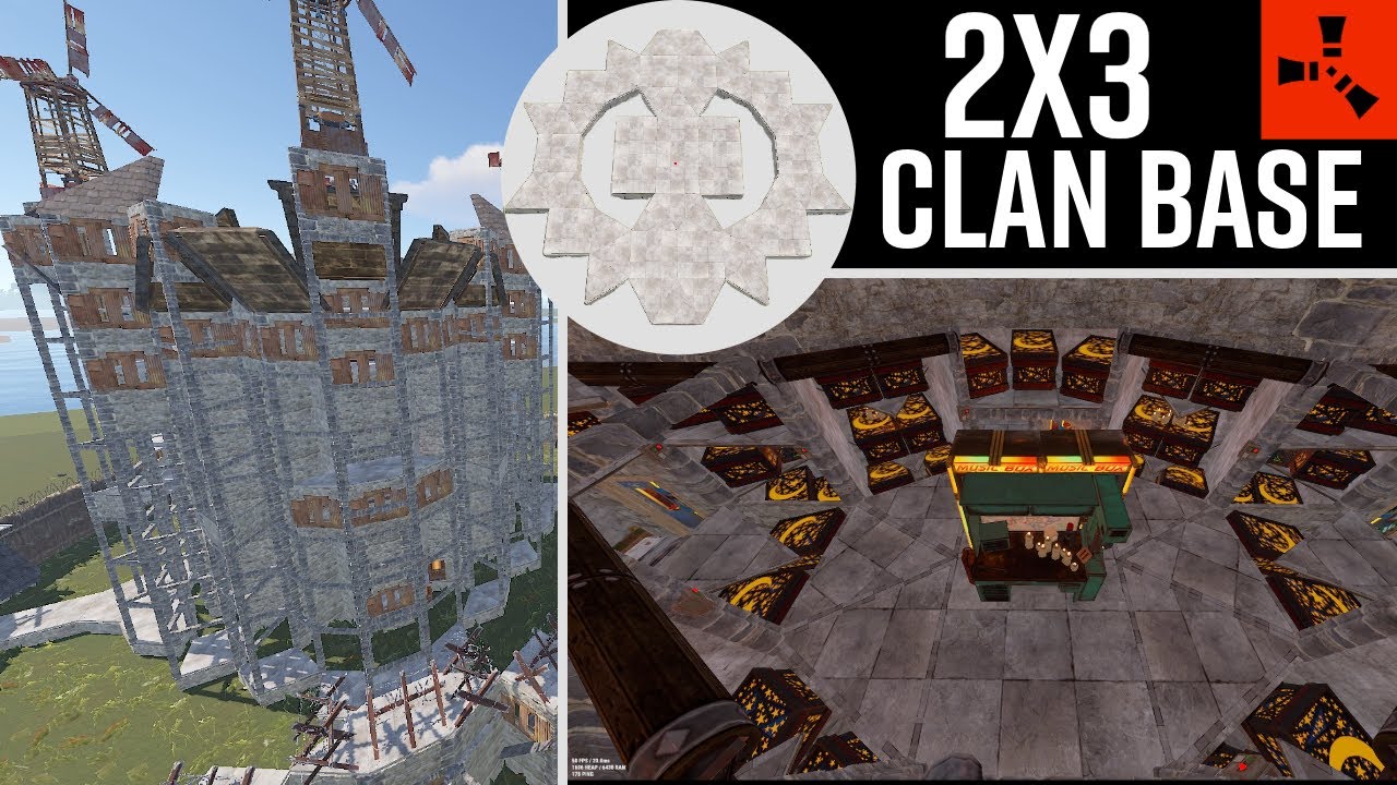 「Rust」オープンコアが広くて使いやすい2x3クランベースの作り方！