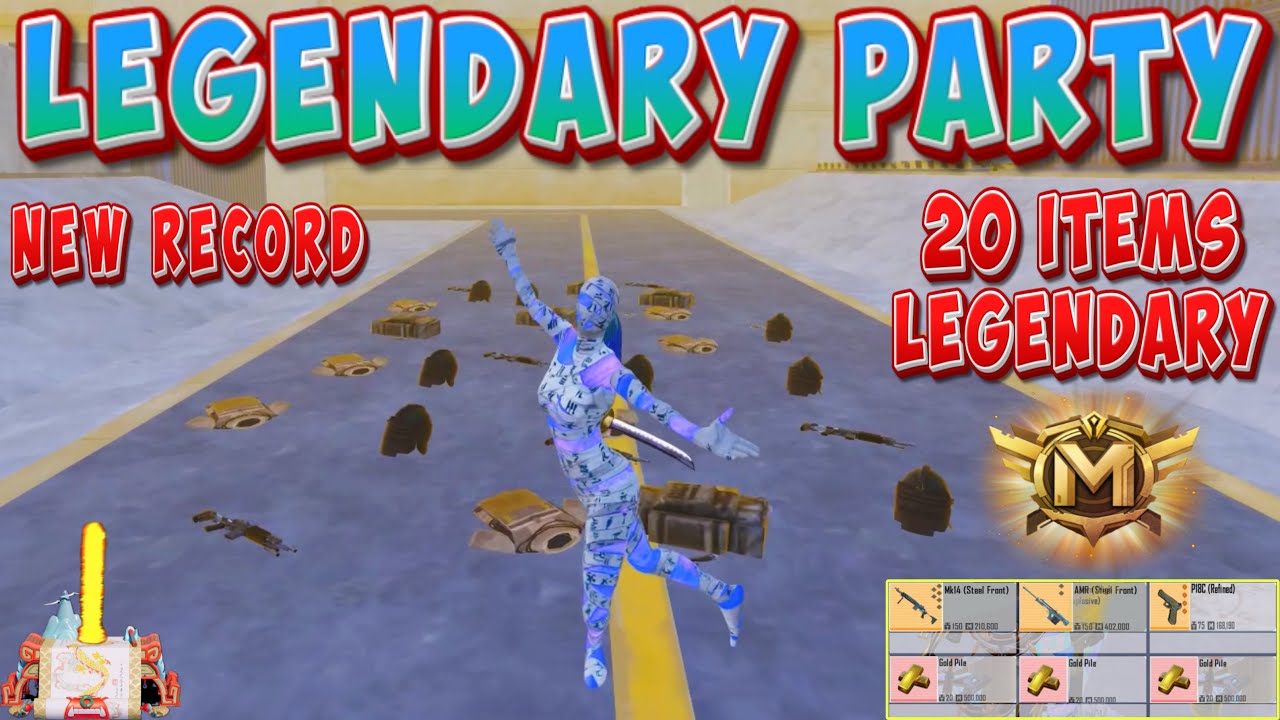 WORLD RECORD: Most Legendary Items in Metro Royale