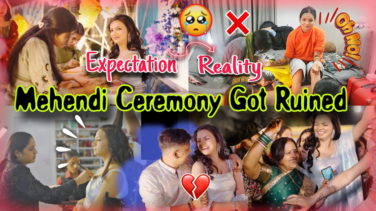 Bhagwan Kisi * दुश्मन * ki Shadi Me Bhi Aisa Naa Kare 😭❌️ | My Mehandi Ceremony 🌿 Vlog 🥳 #RPS