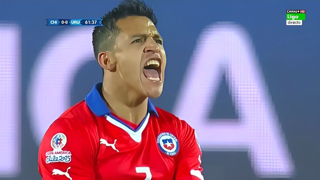 Alexis Sánchez vs Uruguay Home Copa América 2015 HD 1080i 60fps | AS7TV