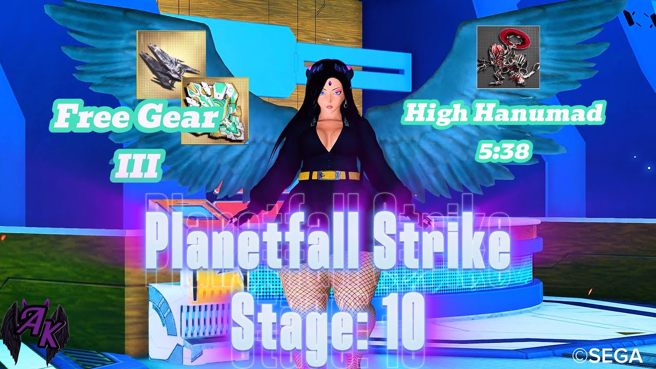 [PSO2:NGS] Planetfall Strike: Stage 10 (FREE Gear III challenge) Gu/Sl 5:38
