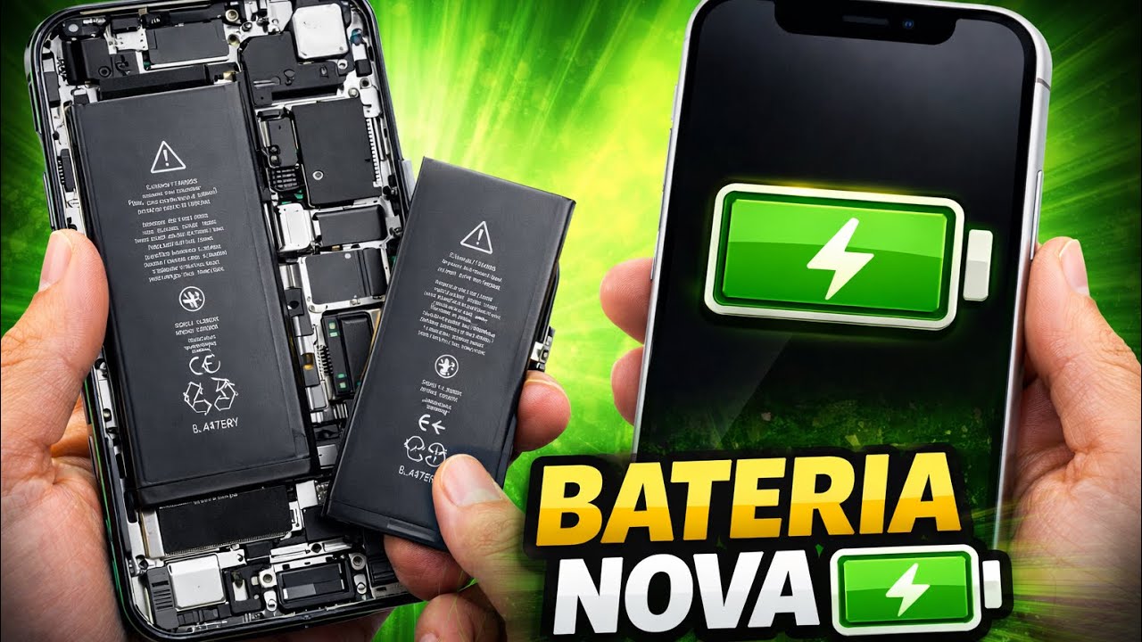 TROCA DE BATERIA do iPhone 12 🔋 | Vale a PENA?