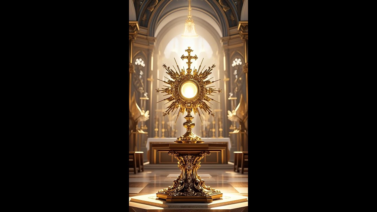 5 MINUTOS COM JESUS NO SACRAMENTO – O Amor Que Reconstrói Os Pedaços Do Teu Ser 🧩💓