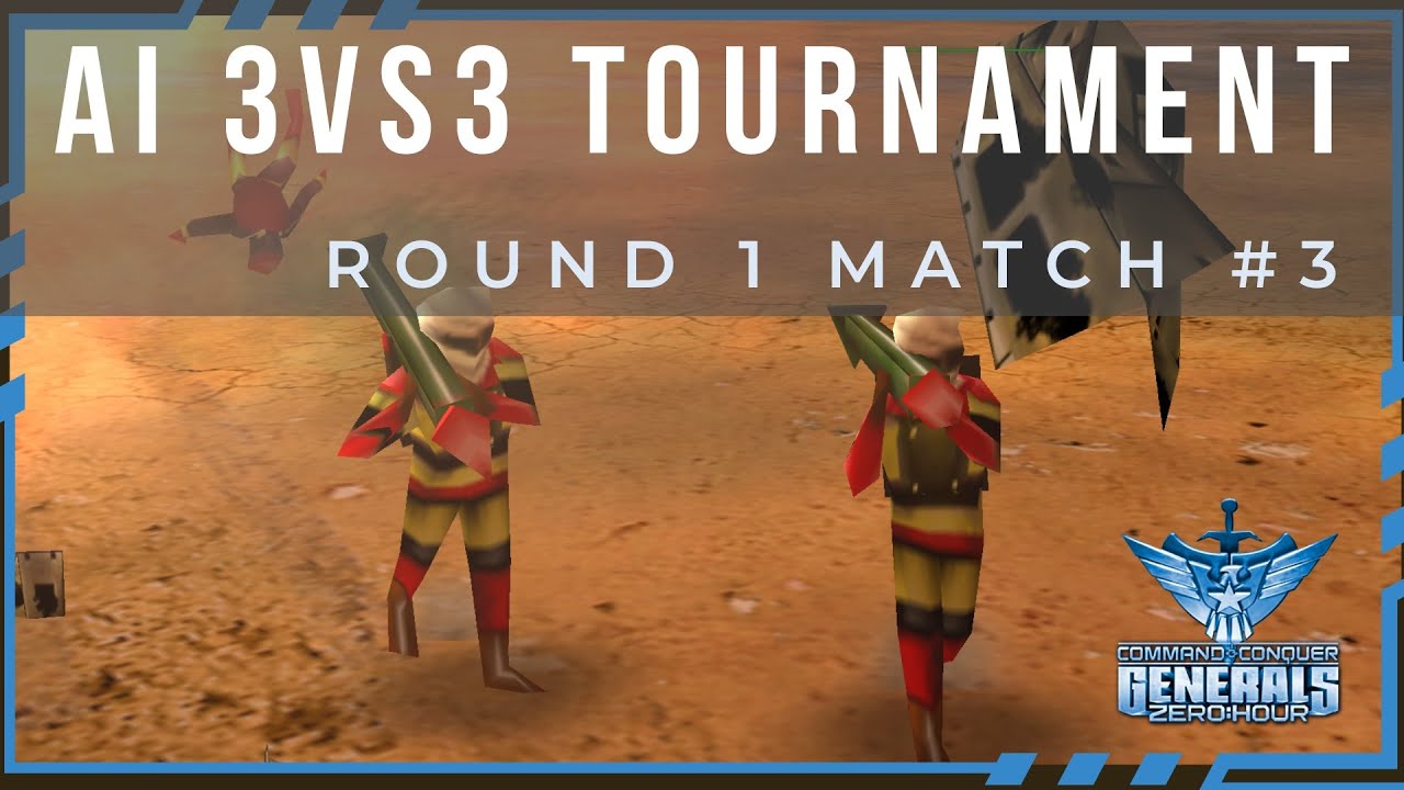3 на 3 — 50 тыс. — турнир ИИ — раунд 1, матч № 3 [C&C Generals Zero Hour]