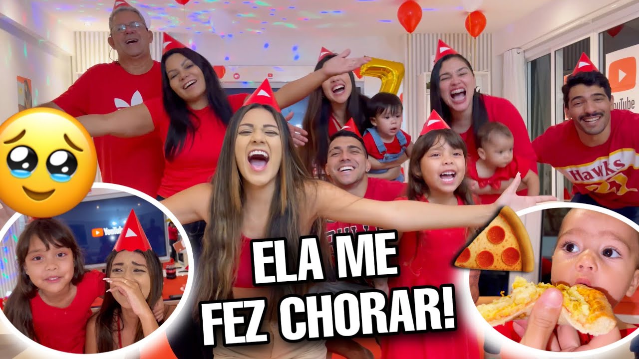 UMA NOITE DE FESTA EM CASA COMIGO!!!! *JOHN COMEU PIZZA* 🍕😱