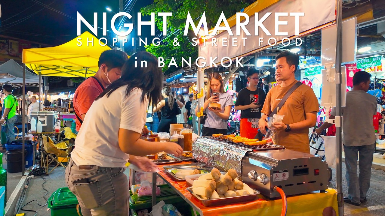 Lots of night markets in Bangkok! May 2025